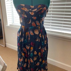 Anthropology Maeve strapless dress size 6